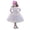 White, variant on Xihbxyly Casual Dress for Girls Kids Girls Princess Bridesmaid Pageant Gown Birthday Party Wedding Dress