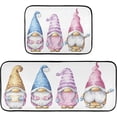 thumbnail image 7 of SKYSONIC Christmas Gnomes Set Kitchen Mats Set of 2 Watercolor Anti Fatigue Floor Runner Rug Non Slip Comfort Mat 19.7x27.6 Inch + 19.7x47.2 Inch for Living Room Laundry Room Hallway, 7 of 7