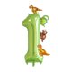 thumbnail image 5 of Juego de 6 globos de dinosaurio de 40 pulgadas con números grandes de papel de aluminio y mini globos de dinosaurio lindos para decoración de fiesta de cumpleaños, 5 of 5
