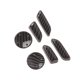 thumbnail image 2 of Juego de 6 de Botón de Ajuste de Asiento Carbono para Automóvil, Apto , Hecho de Plástico Sunnimix Cubierta del botón del asiento, 2 of 8