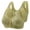 Green, variant on NIEWTR Bras for Women Large Cup Front Closure Wireless Push Up Bra, Full Coverage No Underwire Daisy Bra Everyday Bralettes(Dark Green,S)