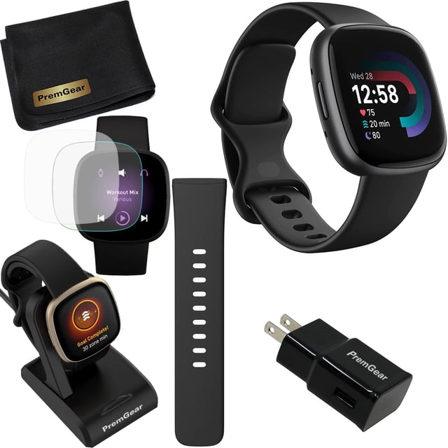 Reloj inteligente Fitbit Versa 4 Health Fitness con GPS, batería de 6 días