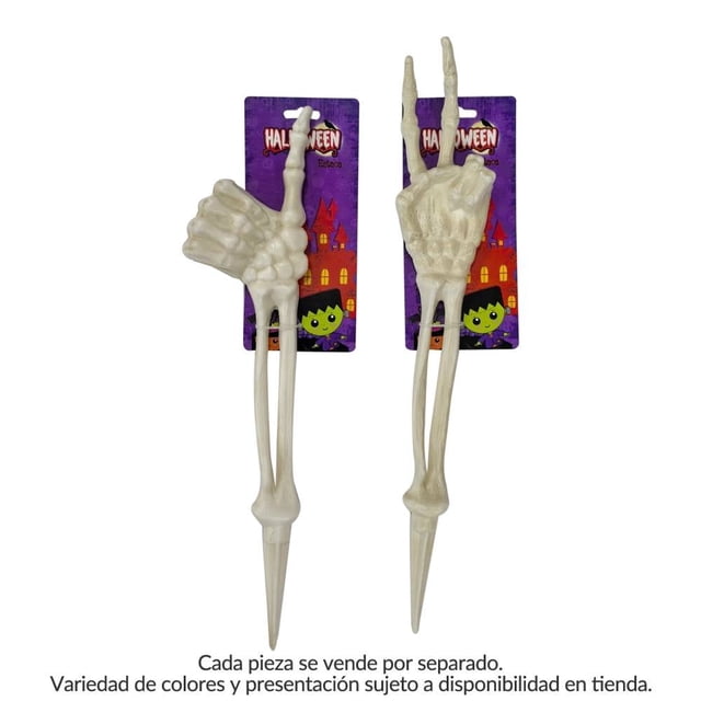 Estaca Mano Prichos Halloween Varios Modelos 1 Pieza