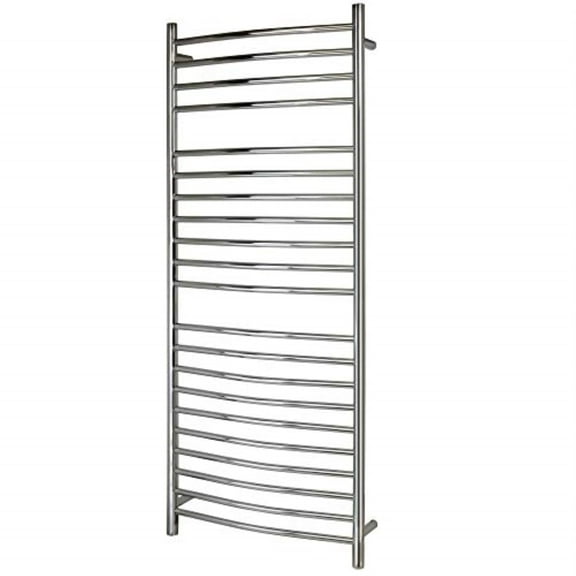 Heated Towel Rack, 21-Bar Wall-Mounted Electric Towel Warmer, Polished 304-Stainless Steel, Hardwired, Luxury Spa Comfort for Large Bathrooms (Vida)