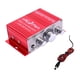 thumbnail image 4 of Mini amplificador de audio portátil compacto con control de graves y agudos de aleación de aluminio de 12 V para Rojo con cable CC, 4 of 7