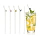 thumbnail image 1 of 4 Piezas de Popotes de Vidrio Reutilizables, Popote de Vidrio de 7.87" Resistente a Roturas, Popotes Lindos y Transparentes para Whisky, Café, Jugo, Refrescos, Té, Rosa/Gris/Blanco/Amarillo, 1 of 6
