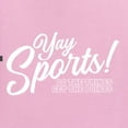 thumbnail image 5 of Wild Bobby, Yay Sports Do the Things Get the Points Father's Day Unisex Crewneck Sweatshirt, Light Pink, Small, 5 of 6