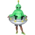 thumbnail image 3 of Inflatable Alien UFO Costume For Adults - Space Rider Outfit With Built-in Fan,Height 59"–74.8",UFO, 3 of 6