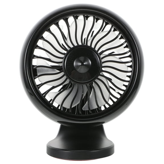 WRITWAA Mini Rechargeable Electric Car Cooling Fan Portable 1 Set USB Powered Vehicle Fan