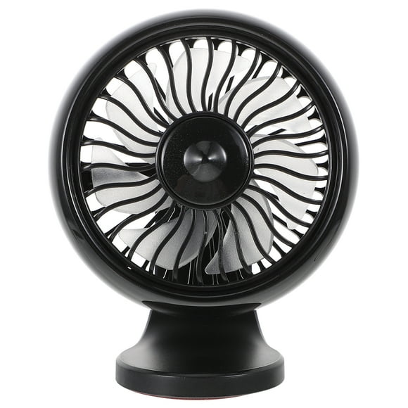 KAKOWELY Ventilador con luz Ventilador de enfriamiento eléctrico Ventilador de vehículo Ventilador eléctrico portátil para coche