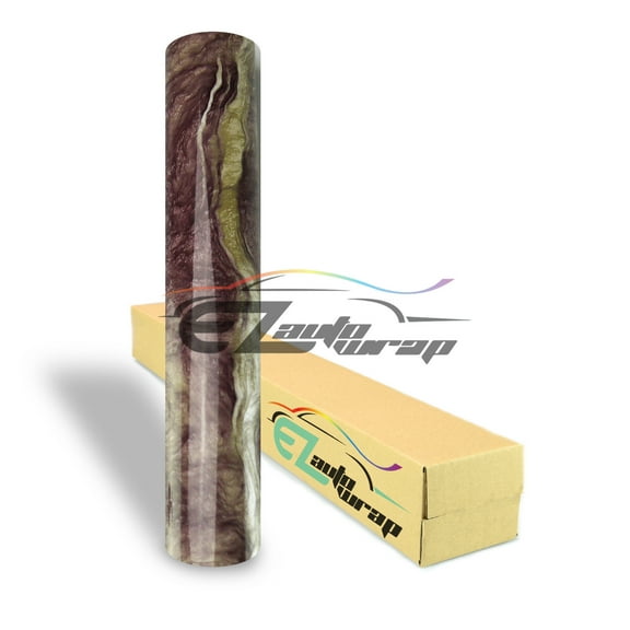 EZAUTOWRAP Gloss Faux Marble Granite Glossy Vinyl Wrap Wallpaper Sticker Decal Film Sheet Roll Counter Top Furniture Home Decoration D40