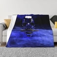 thumbnail image 1 of Fotbe Steel Skull Manta de Franela con Estampado, Manta Ultrasuave para Cama, Sofá, Auto, Hipoalergénica y Antibolitas-40"x30", 1 of 6
