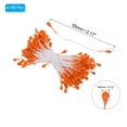 thumbnail image 2 of Uxcell 3mm Double Heads Flower Stamen, 150 Pcs Artificial Flower Stamen Pistil Matt for DIY Christmas Decoration, Orange, 2 of 6