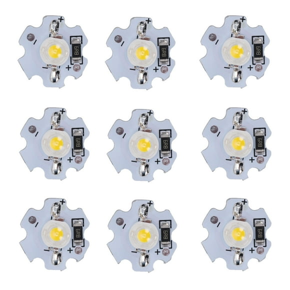 Haofy Puces DEL, 25 Pcs Puces Lumineuses pour Luminaires Bricolage