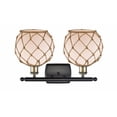 thumbnail image 2 of Innovations Lighting - Farmhouse Rope - 2 Light Bath Vanity In Industrial, 2 of 2