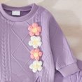 thumbnail image 5 of HFHAPW Toddler Kids Girl Fall Clothes Graphic Long Sleeve Sweatshirt Shirt and Pants Set 2Pcs Outfits for Girls,2-3 Y, 5 of 8