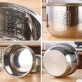 thumbnail image 3 of bedienty Compatible with - Rice Replacement Inner 304 Rice Cooker Pot, and - Large Capacity, for Storage, Storage, More silver 1.6L, 3 of 6