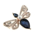 thumbnail image 1 of MERIGLARE Vintage Rhinestone Brooch Legs Pin Lapel Pin Animal Brooch Gift Favors Blue, 1 of 9
