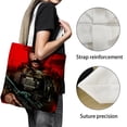 thumbnail image 3 of Call of Duty Bolso de tela con estampado de lienzo para mujer, bolsa de compras reutilizable y estética, con cremallera interior, regalo para mujer, 35 × 40 cm., 3 of 6