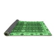 thumbnail image 2 of Ahgly Company Indoor Rectangle Abstract Emerald Green Modern Area Rugs, 7' x 9', 2 of 4