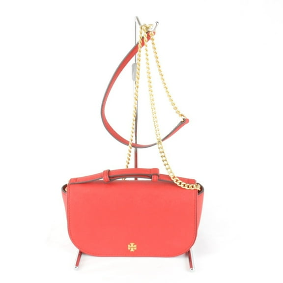 Pre-Owned Tory Burch Shoulder Bag Leather Red Women's (Good)