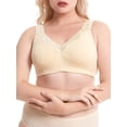 thumbnail image 1 of Homgeek Women Plus Size Bra Full Coverage Wirefree Comfort Bralettes, 1 of 7