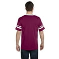 thumbnail image 3 of Augusta Sportswear Men's Small Sleeve Stripe Jersey, Maroon/White, 3 of 3