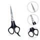 thumbnail image 3 of Juego de tijeras de barbero profesionales de acero inoxidable con mango ergonómico para mayor comodidad., 3 of 5