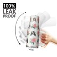 thumbnail image 3 of OBREWU Boston Terrier Dog and Flower Florals Tumbler with Handle and Lid,Boston Terrier Dog and Flower Florals 40oz Double Wall Vacuum Insulated Tumbler,Cups Gift for Women and Men, 3 of 7