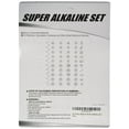 Super Alkaline Button Cell Batteries Variety Pack, Assorted 40pc for