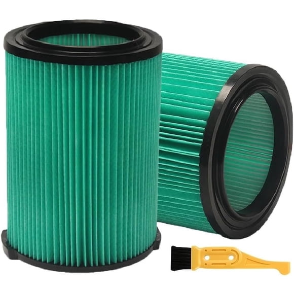 EcoNesxp Shop 9 Gallon Vacuum 20 Gallon Wet & Dry Vacuum VF6000 5-Ply Pleated Replacement Vacuum Filter