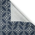 thumbnail image 3 of Ambesonne Geometric Kitchen Curtains, Japanese Lotus Circle, 55"x45", Dark Blue Cream, 3 of 3