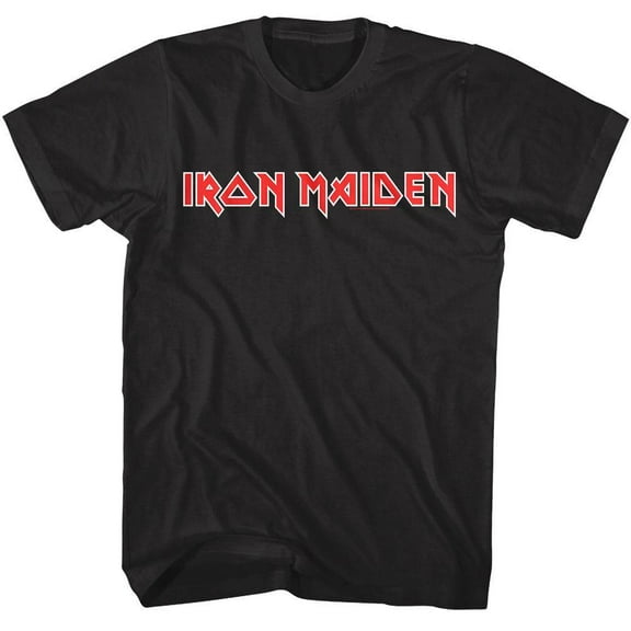 Iron Maiden Band Logo Men's T Shirt - S, Black