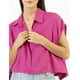 thumbnail image 3 of Crop top camisero de lino AMAD Casual para mujer Talla L, 3 of 5