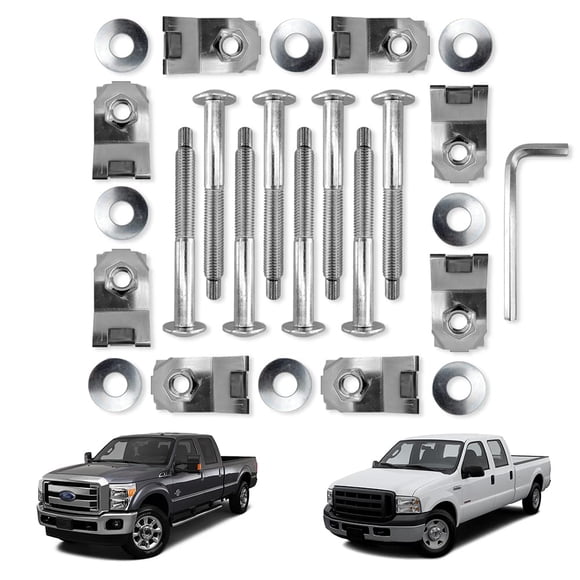 Kit de tornillos de fijación para caja de camioneta Dimeani F250 1999-2016