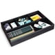 thumbnail image 5 of 4-Slot Leather Drawer Tray Desk Stationery Sundries Organizer Storage Box Pen Pencil Holder Case Container (black), 5 of 9