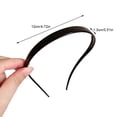 thumbnail image 4 of Plastic Hard Headband with Teeth Head band Women Girls, 4 of 7