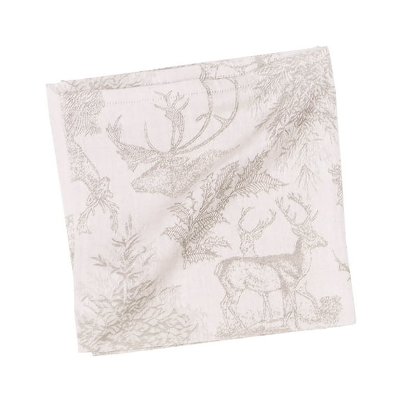 Jacquard Stag Clay Napkin