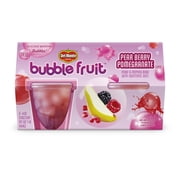 (4 Cups) Del Monte Pear Berry Pomegranate Bubble Fruit Cups, 4 oz