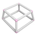 thumbnail image 1 of Embroidery Frame Lap Stand, Plastic Tube Double Layer Sewing Hoop Sewing Hoop Set  Stitch Stitching Holder for Most Scenes, 1 of 7
