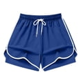 thumbnail image 4 of CAIVO Women Lightweight Solid Color Shorts For Casual Athletic Shorts With Comfort And Everyday Wear Relaxed Fit Summer Outdoor Work Bottoms, 4 of 4