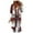 Red, variant on MIASHUI Women's Morandi Color Plaid Color Block Cardigan, Fashion Open Front Casual Jacket for Women Red,L