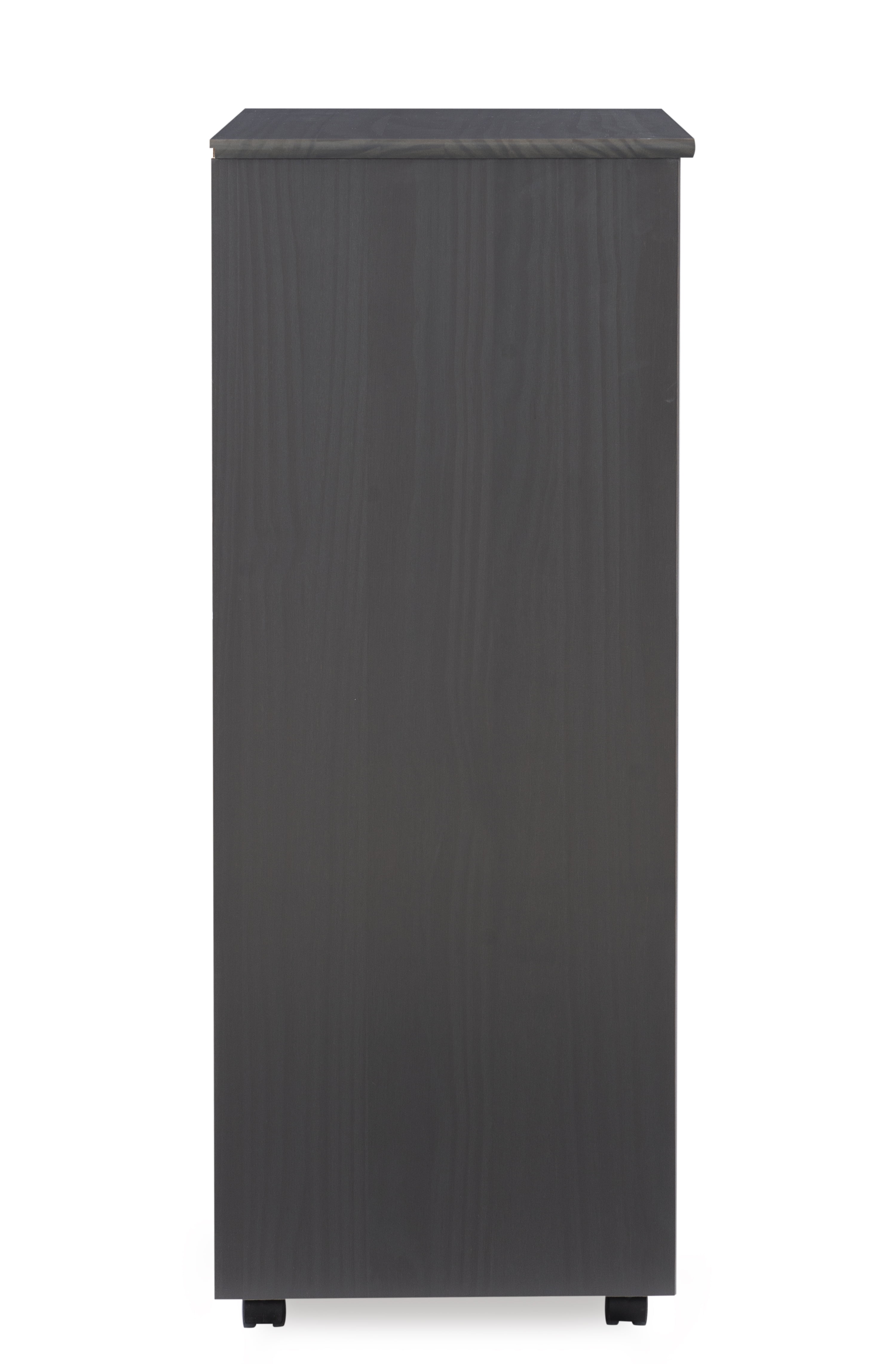 Linon Ansley 8-Drawer Rolling Storage Cart, Gray
