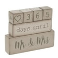 thumbnail image 1 of Calendario con cuenta regresiva Ganz, bloque de madera, para el día de la boda, 6 unidades, 1 of 3