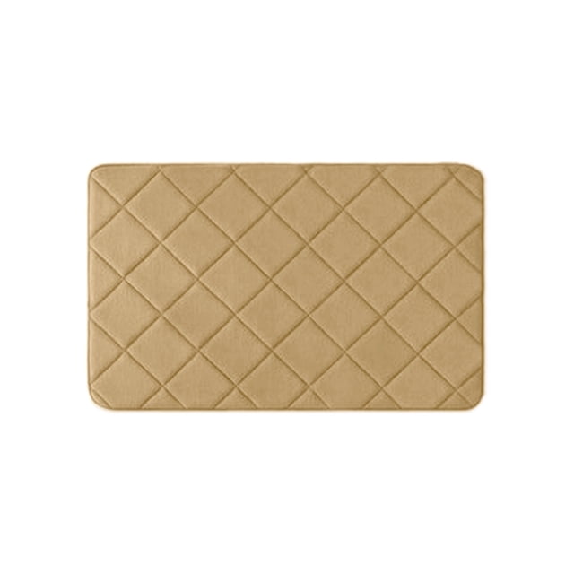 Bathroom Rug Absorbent Mat, Non-Slip Floor Mat, Soft Microfiber Carpet for Living Room, Bedroom, Kitchen, Laundry Room