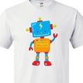 thumbnail image 4 of Inktastic Cute Robot, Colorful Robot, Funny Robot, Robotics T-Shirt, 4 of 5