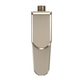 thumbnail image 7 of Fold-Away Bath Tub Spout with Diverter - Brushed Nickel Finish - All Metal Bathtub Spout with Diverter | Contemporary Design | Space-Saving | Universal Connection | 7" Overall Length Folds to 4", 7 of 7