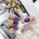 thumbnail image 4 of 34 Tiras de esmalte de uñas de gel, pegatina artística de gel semicurado, tiras de uñas impermeables, 4 of 5