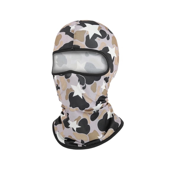 UV Mask Sun Protection Hood Face Cover Full Head Mask for Men and Women for Outdoor Fishing Skiing Black One Size