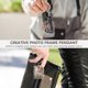 thumbnail image 3 of 60 Pcs Round Picture Frame Crafts Photo Keychains Photo Keyring DIY Blank Keychain Small Photo Key Rings Photo Frame Keychain, 3 of 3